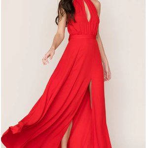 Yumi Kim HIGH DEMAND MAXI Red Dress